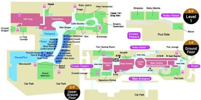 Karta över staden drömmar Macau