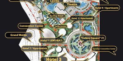 Galaxy Macau golv karta
