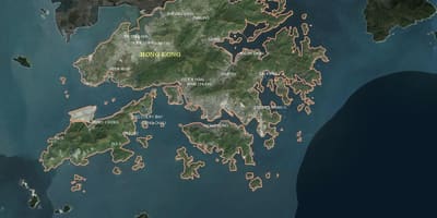 Karta över Macao 3d