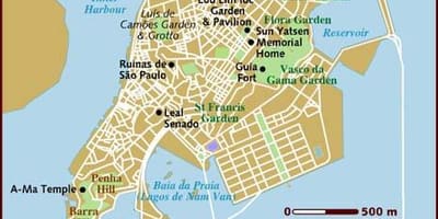 Macau Kina karta läge
