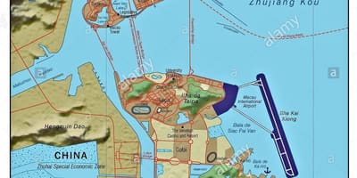 Macau land i världen karta