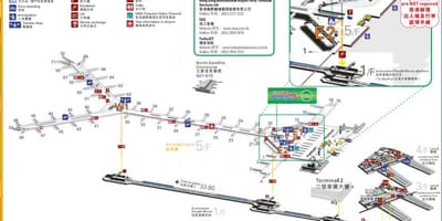 Taipa färjeterminal karta