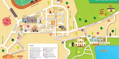 Karta över taipa byn karta