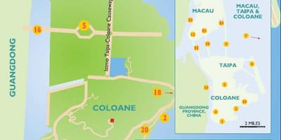 Taipa Macau karta